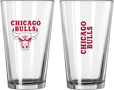 Logo Brands Chicago Bulls 16 oz Gameday Pint Glass