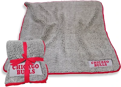 Logo Brands Chicago Bulls Frosty Fleece Throw