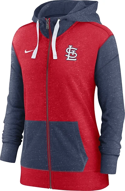 Nike Women's St. Louis Cardinals Baseball Gym Full-Zip Hoodie