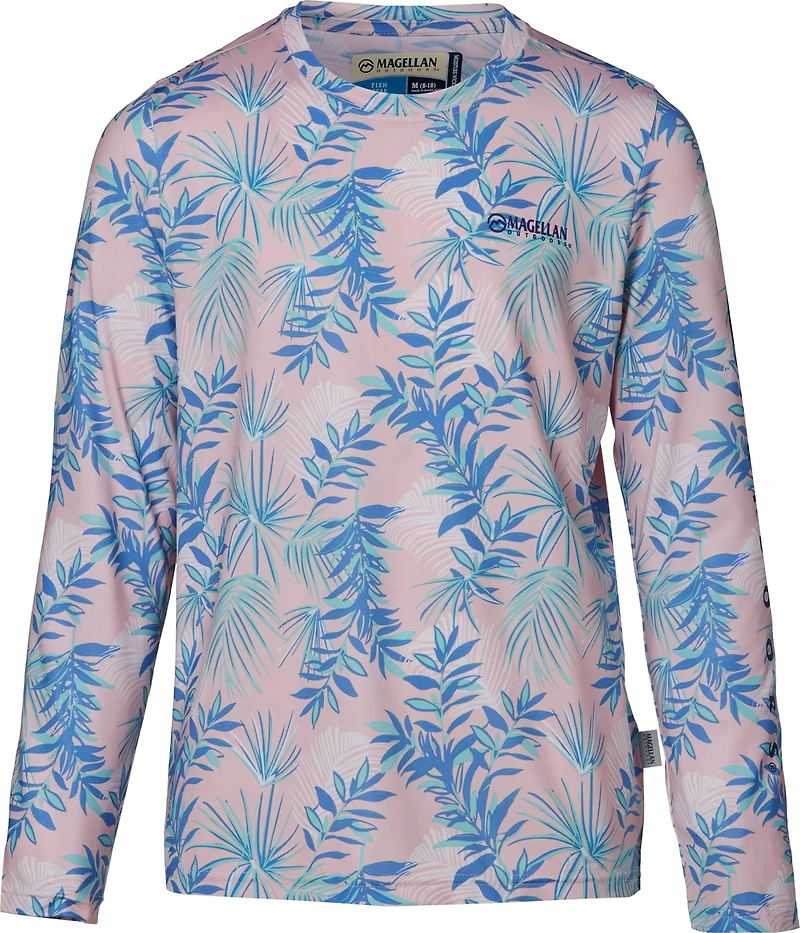 Magellan Outdoors Girls' Caddo Lake AOP Long Sleeve T-shirt