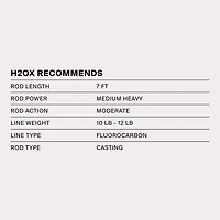 H2OX Premium Shallow Square Bill