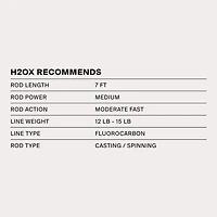 H2OX 3/8 Oz Lipless Crankbait