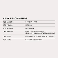 H2OX Flats Minnow Jig Heads 5-Pack with 2/0 Hooks