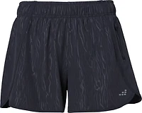 BCG Women's Run Embossed Shorts 3.5 in