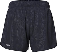 BCG Women's Run Embossed Shorts 3.5 in