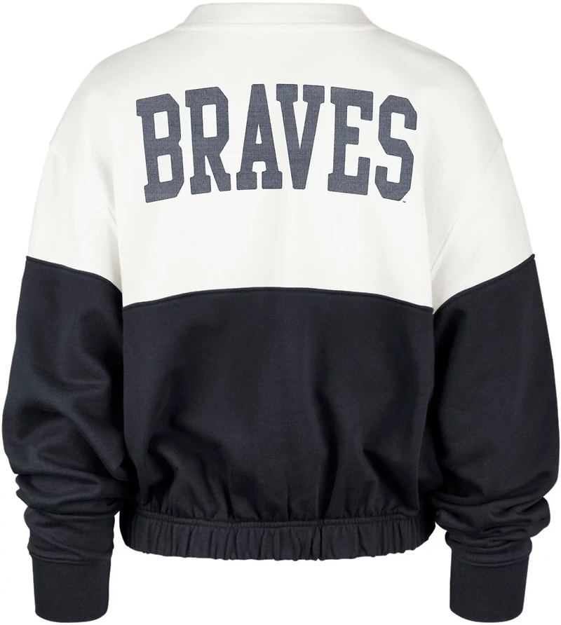 '47 Atlanta Braves Women’s Take Two Bonita Long Sleeve Graphic T-shirt