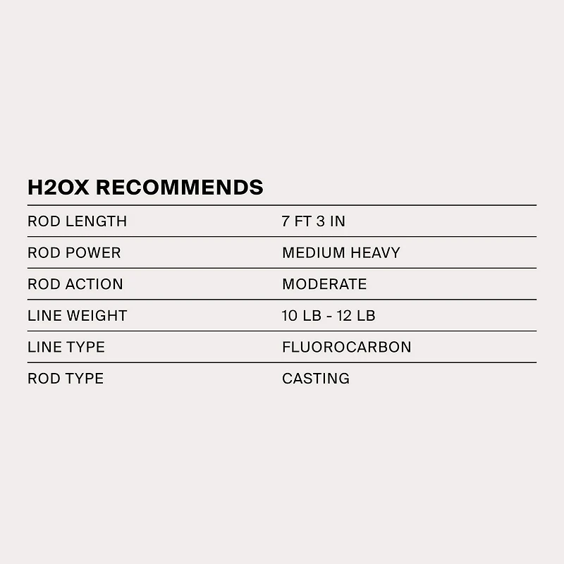 H2OX /8 oz Lipless Crankbait