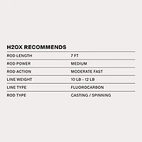 H2OX Medium Diving Ultra-Light Crankbait