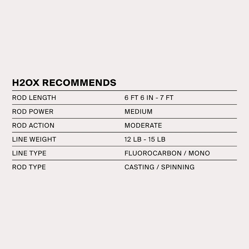 H2OX Tandem Turtle Blade Spinnerbait