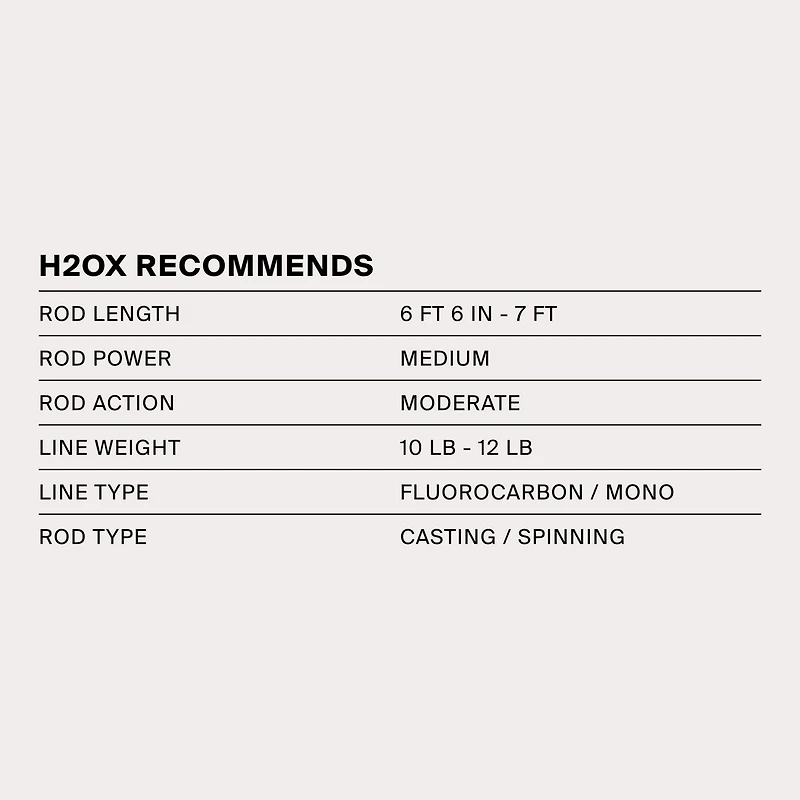 H2OX Tail Spin Baits