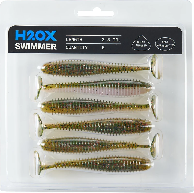 H2OX 3.8 inch X Swimmer Bait 6 Pack