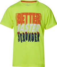 BCG Boys' Better Faster Stronger Turbo T-shirt