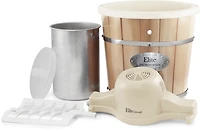 Elite Gourmet 4 qt Electric Motorized Old Fashioned Bucket Ice Cream Maker