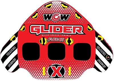 WOW Watersports 3 Person Glider Towable with Flex Seating