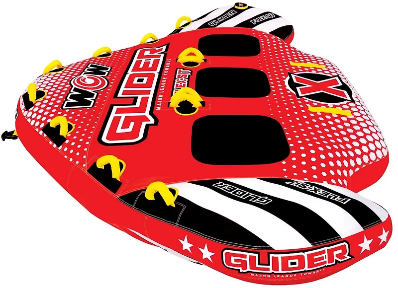 WOW Watersports 3 Person Glider Towable with Flex Seating