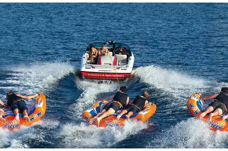 WOW Watersports Power Steer 3-Person Deck Tube