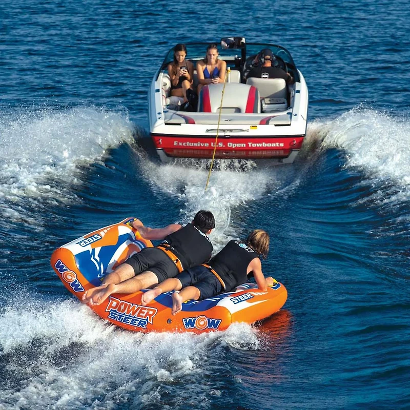 WOW Watersports Power Steer 3-Person Deck Tube