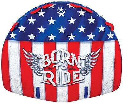 WOW Watersports Born to Ride 3 Person Soft Top Deck Tube Towable