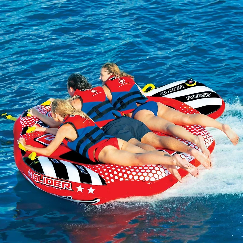 WOW Watersports 3 Person Glider Towable with Flex Seating