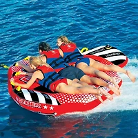 WOW Watersports 3 Person Glider Towable with Flex Seating
