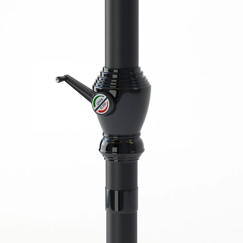 Mosaic 9ft Striped Fade-Resistant Patio Umbrella