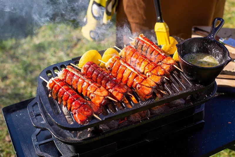 Lodge Sportsman's Pro Cast Iron Grill
