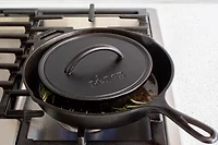 Lodge 8in Round Cast Iron Grill Press