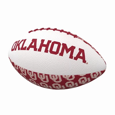 Logo Brands University of Oklahoma Repeating Mini Size Rubber Football