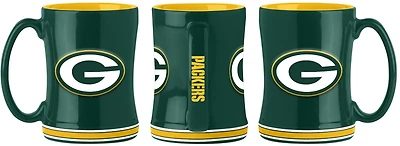 Logo Brands Green Bay Packers 14 oz Relief Mug