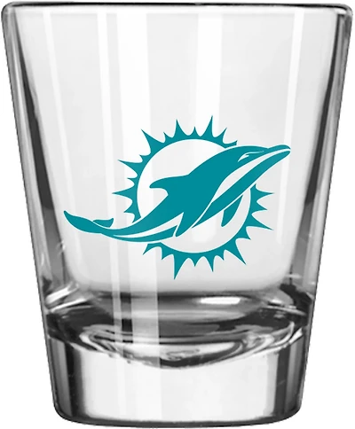 Logo Brands Miami Dolphins Gameday 2 oz Shot Glass