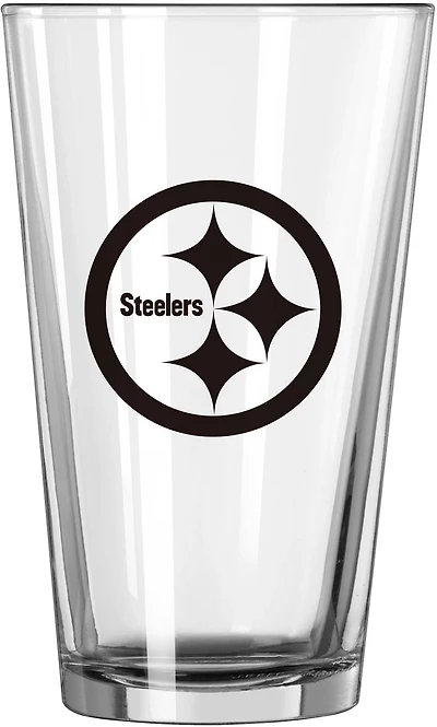 Logo Brands Pittsburgh Steelers 16 oz Gameday Pint Glass