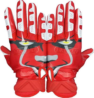 Battle Adults' Clown23 Double Threat Receiver Football Gloves