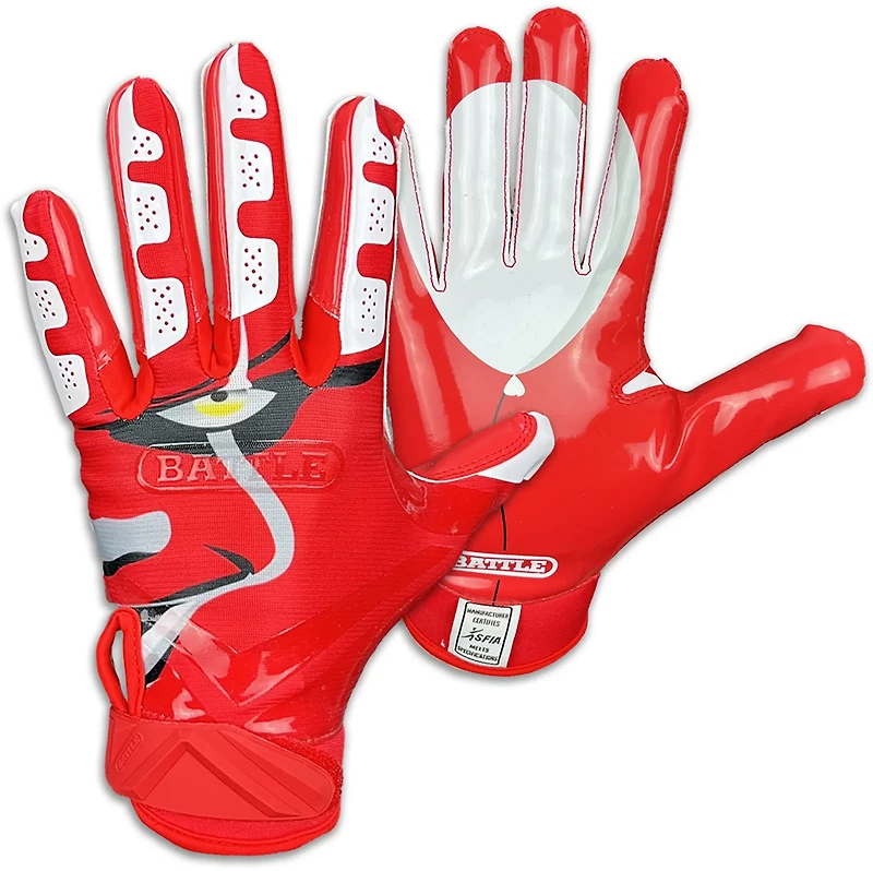 Battle Adults' Clown23 Double Threat Receiver Football Gloves