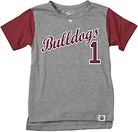 Wes and Willy Boys' Mississippi State University Baseball Henley Short Sleeve T-shirt