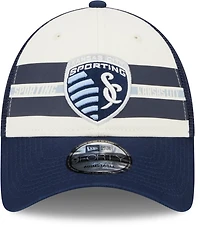New Era Men's Sporting KC Team Stripes 9FORTY Cap
