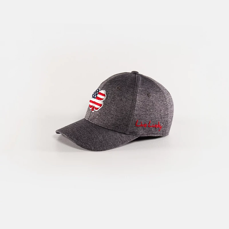 Black Clover Men's USA Heather Cap