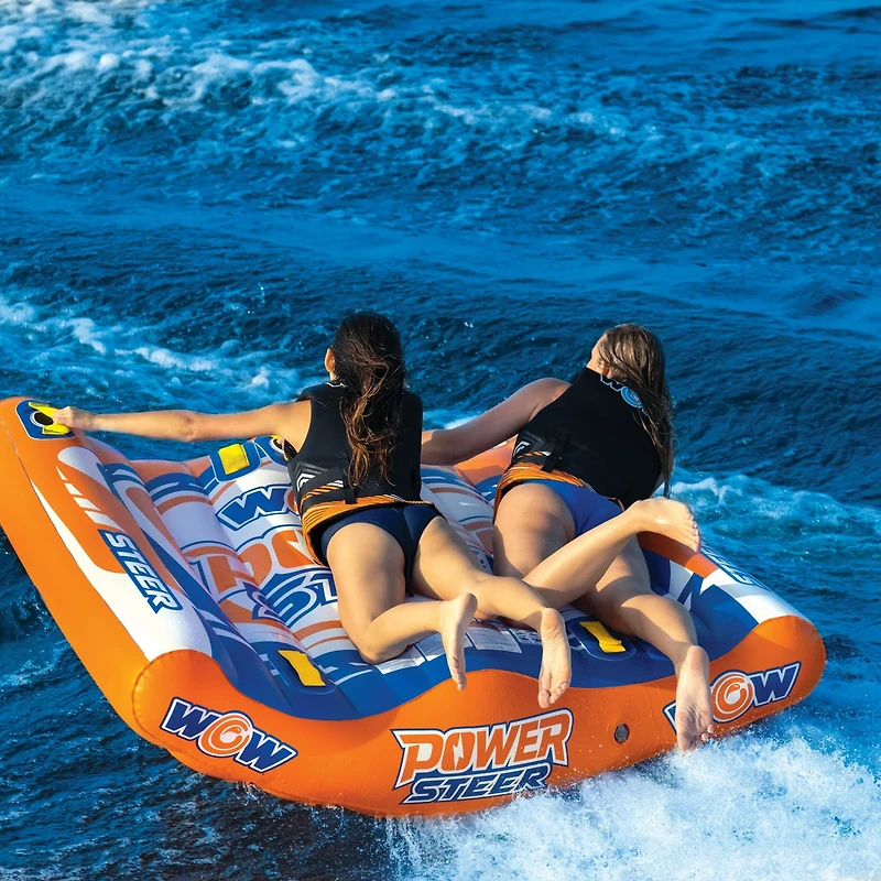 WOW Watersports Power Steer 3-Person Deck Tube