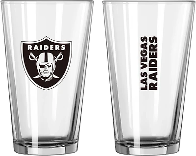 Logo Brands Las Vegas Raiders 16 oz Gameday Pint Glass