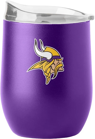 Logo Brands Minnesota Vikings 16oz Flipside Powder Coat Tumbler