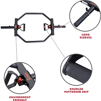 Sunny Health & Fitness Olympic Barbell Hex Bar