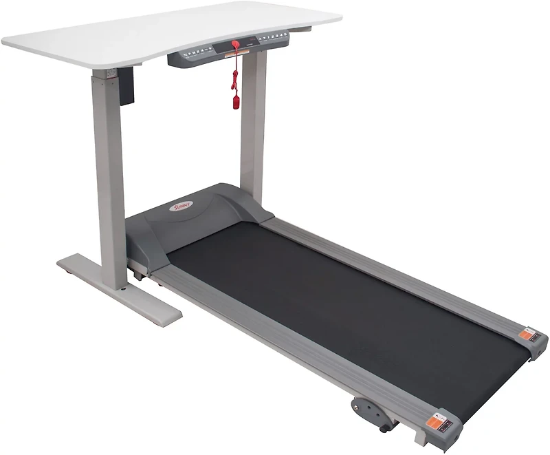 Sunny Health & Fitness Treadmill with Detachable Desk