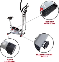 Sunny Health & Fitness Essential Interactive Series Seated Elliptical Trainer