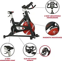 Sunny Health & Fitness Evolution Pro II Magnetic Indoor Cycling Bike