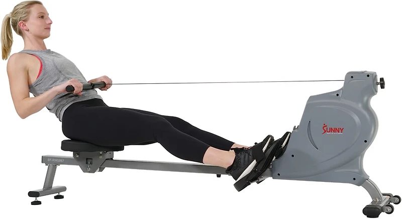 Sunny Health & Fitness Space Efficient Magnetic Rower