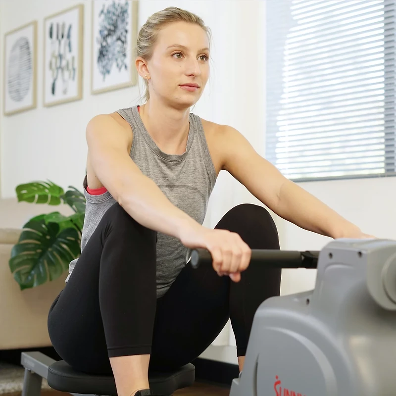 Sunny Health & Fitness Space Efficient Magnetic Rower