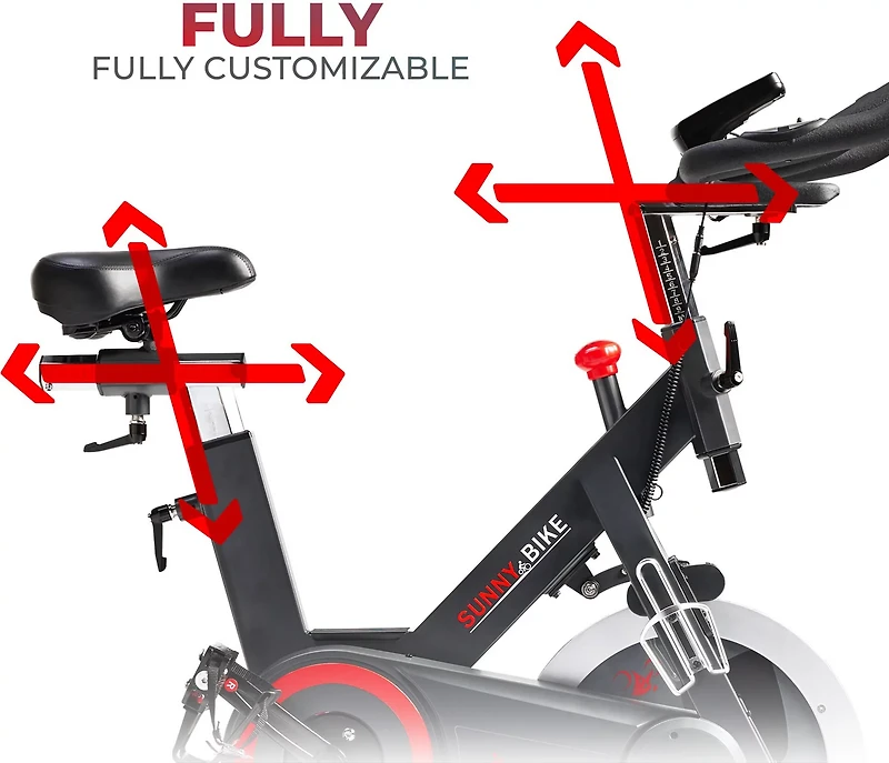 Sunny Health & Fitness Premium Smart Indoor Cycling Stationary Bike