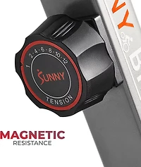 Sunny Health & Fitness Elite Interactive Series Magnetic Recumbent Bike