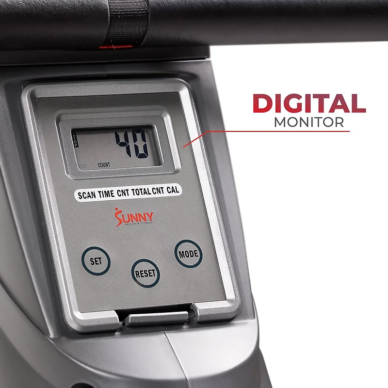 Sunny Health & Fitness Premium Magnetic Rowing Machine