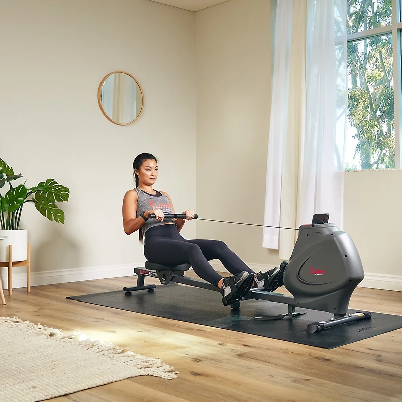 Sunny Health & Fitness Premium Magnetic Rowing Machine