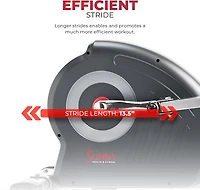 Sunny Health & Fitness Elite Interactive Series Smart Elliptical Trainer